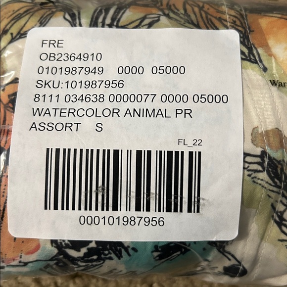 NWT! FP Free People Watercolor Animal Print Button Down Sz Small - Picture 5 of 5